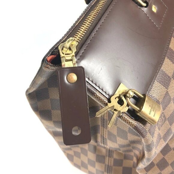 LOUIS VUITTON N41165 Damier Greenwich PM Duffle Bag Tote Bag Hand Bag - Picture 5 of 16
